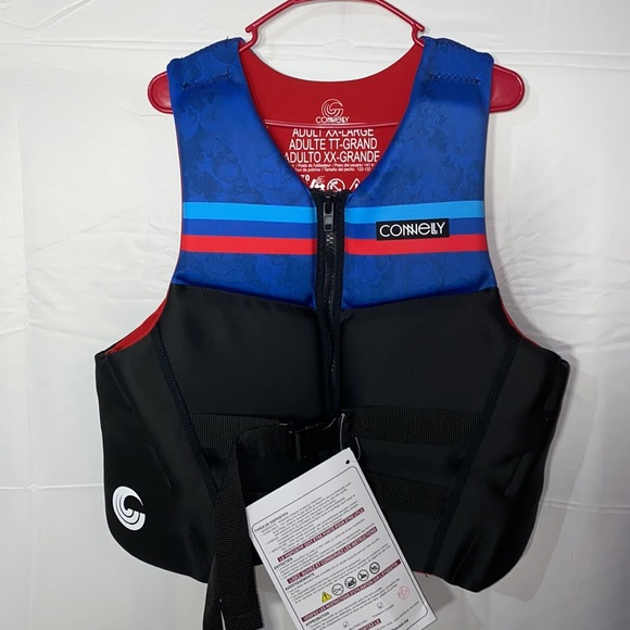 NWT!! CONNELLY PURE NEO LIFE JACKET VEST SIZE 2XL NWT 48"-52" CHEST Over 90 lbs - Picture 1 of 5
